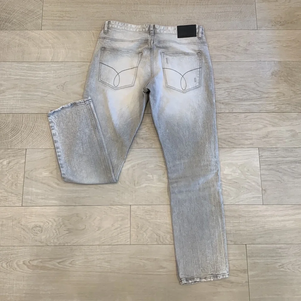 Calvin Klein Gray Washed Jeans - Picture 6 of 8